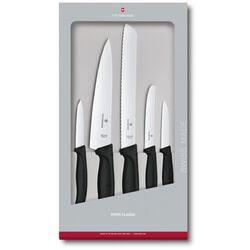 VICTORINOX - Victorinox 6.7133.5G Siyah Mutfak Seti, 5 Parça