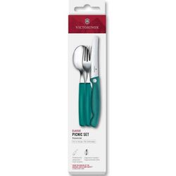 Victorinox - Victorinox 6.7194.3FC1 Swiss Classic 3lü Piknik Seti - Yeşil