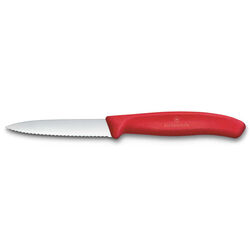 VICTORINOX - Victorinox 6.7631.C1 Swiss Classic 8cm Tırtıklı Soyma Bıçağı, Kırmızı