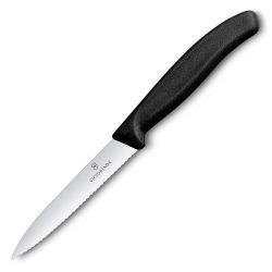 VICTORINOX MUTFAK - Victorinox 6.7733 10cm Tırtıklı Soyma Bıçağı