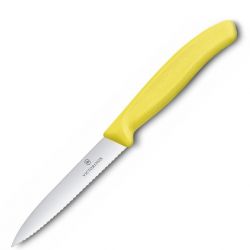 VICTORINOX MUTFAK - Victorinox 6.7736.L8 10cm Tırtıklı Soyma Bıçağı