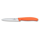 VICTORINOX - Victorinox 6.7739.C1 Swiss Classic 10cm Tırtıklı Soyma Bıçağı, Turuncu
