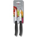 Victorinox - Victorinox 6.7793.B 10 cm Düz ve Testere Ağızlı Soyma Bıçak Seti