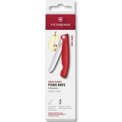 Victorinox - Victorinox 6.7801.FC1 Swiss Classic 11cm Katlanır Piknik Bıçağı, Kırmızı