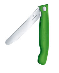 VICTORINOX MUTFAK - ​​​​​​​​​​​​​​​​​​​​​​​​​​​​​​​​Victorinox 6.7836.F4B SwissClassic 11cm Katlanabilir Domates Bıçağı