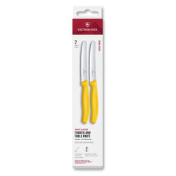 VICTORINOX - Victorinox 6.7838.2C1 2li 11cm Tırtıklı Domates Bıçağı, Sarı