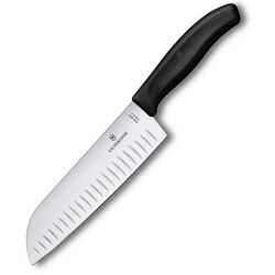 VICTORINOX - Victorinox 6.8523.17G 17cm Siyah Santoku Bıçağı, Hediye Kutulu