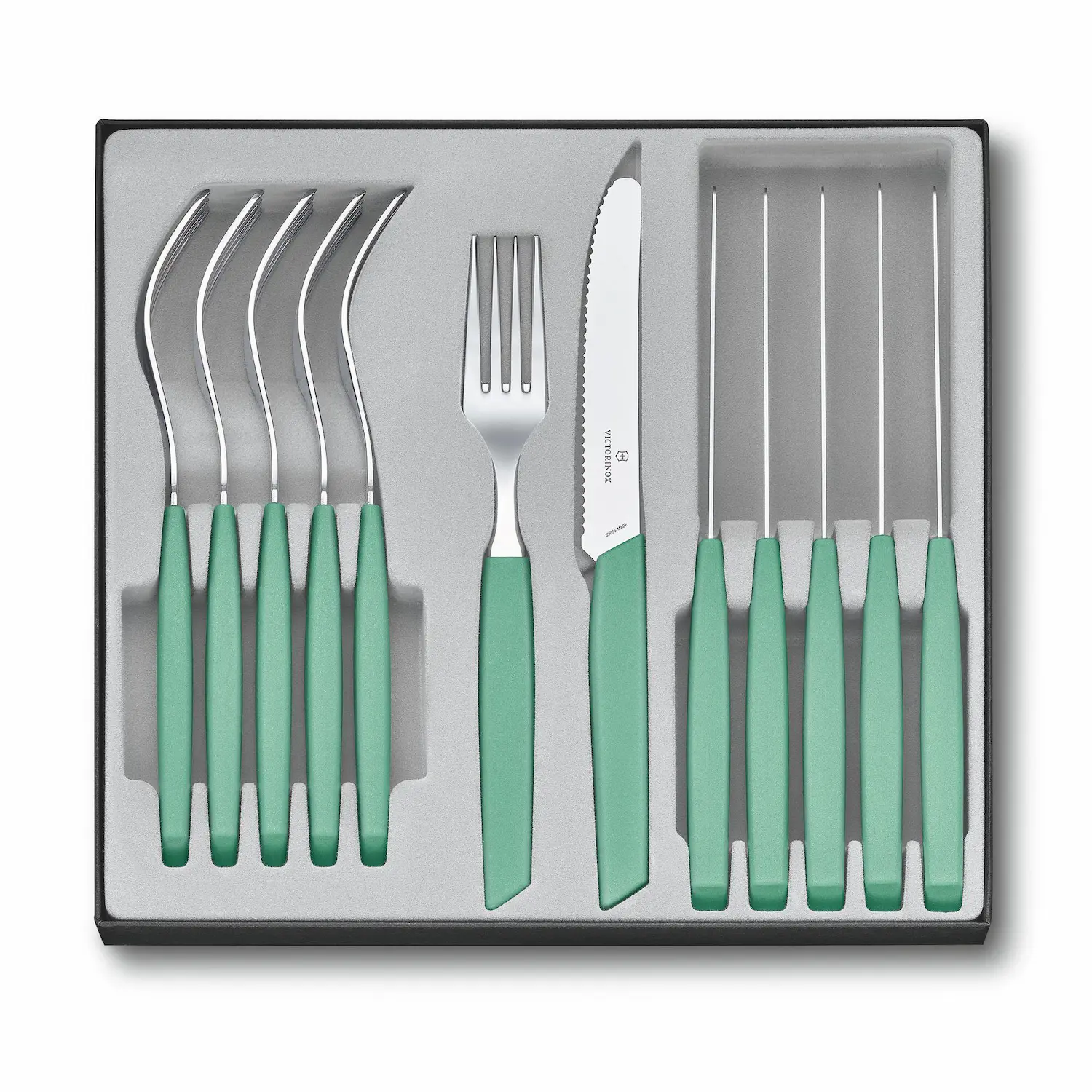 Victorinox - ​Victorinox 6.9096.11W41.12 Swiss Modern 12 Parça Masa Seti