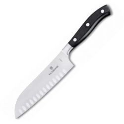 Victorinox - Victorinox 7.7323.17G Kutulu Dövme Çelik Santoku Bıçağı
