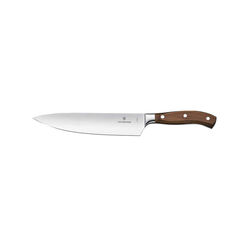 Victorinox - Victorinox 7.7400.22G Dövme Çelik Akağaç 22 cm Doğrama Bıçağı