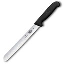 VICTORINOX - Victorinox 5.2533.21BK Fibrox 21cm Tırtıklı Ekmek Bıçağı Blisterli
