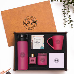 VIP - Ahşap Kutulu Kurumlara Özel Hediye Seti 3626-04