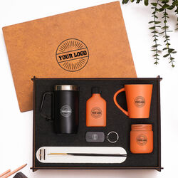 VIP - Ahşap Kutulu Kurumlara Özel Hediye Seti 3626-06