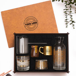 VIP - Ahşap Kutulu Kurumlara Özel Hediye Seti 3626-13