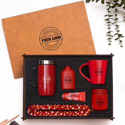 VIP - Ahşap Kutulu Kurumlara Özel Hediye Seti 3626-18