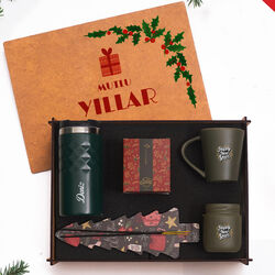 VIP - Yılbaşı Hediye Seti Ahşap Kutulu 8695-286