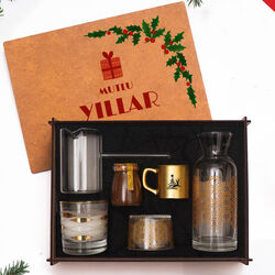 VIP - Yılbaşı Hediye Seti Ahşap Kutulu 8695-279