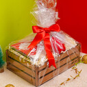 VIP - Yılbaşı Hediye Seti Ahşap Kutulu 8695-361