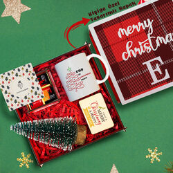 VIP - Yılbaşı Hediye Seti Ahşap Kutulu 8695-378