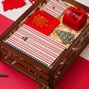 Yılbaşı Hediye Seti Ahşap Kutulu 8695-460 - Thumbnail