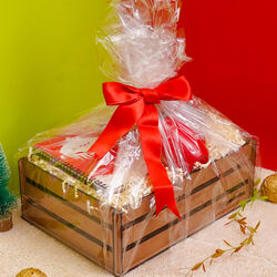 VIP - Yılbaşı Hediye Seti Ahşap Kutulu 8695-460