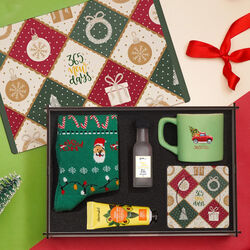 VIP - Yılbaşı Hediye Seti Ahşap Kutulu 8695-477