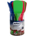 ZYLISS - Zyliss E71625 Silikon Kıvrık Spatula (Stand 12 Adet)