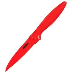 ZYLISS - Zyliss E920021 10cm Kırmızı Testere Ağızlı Soyma Bıçağı